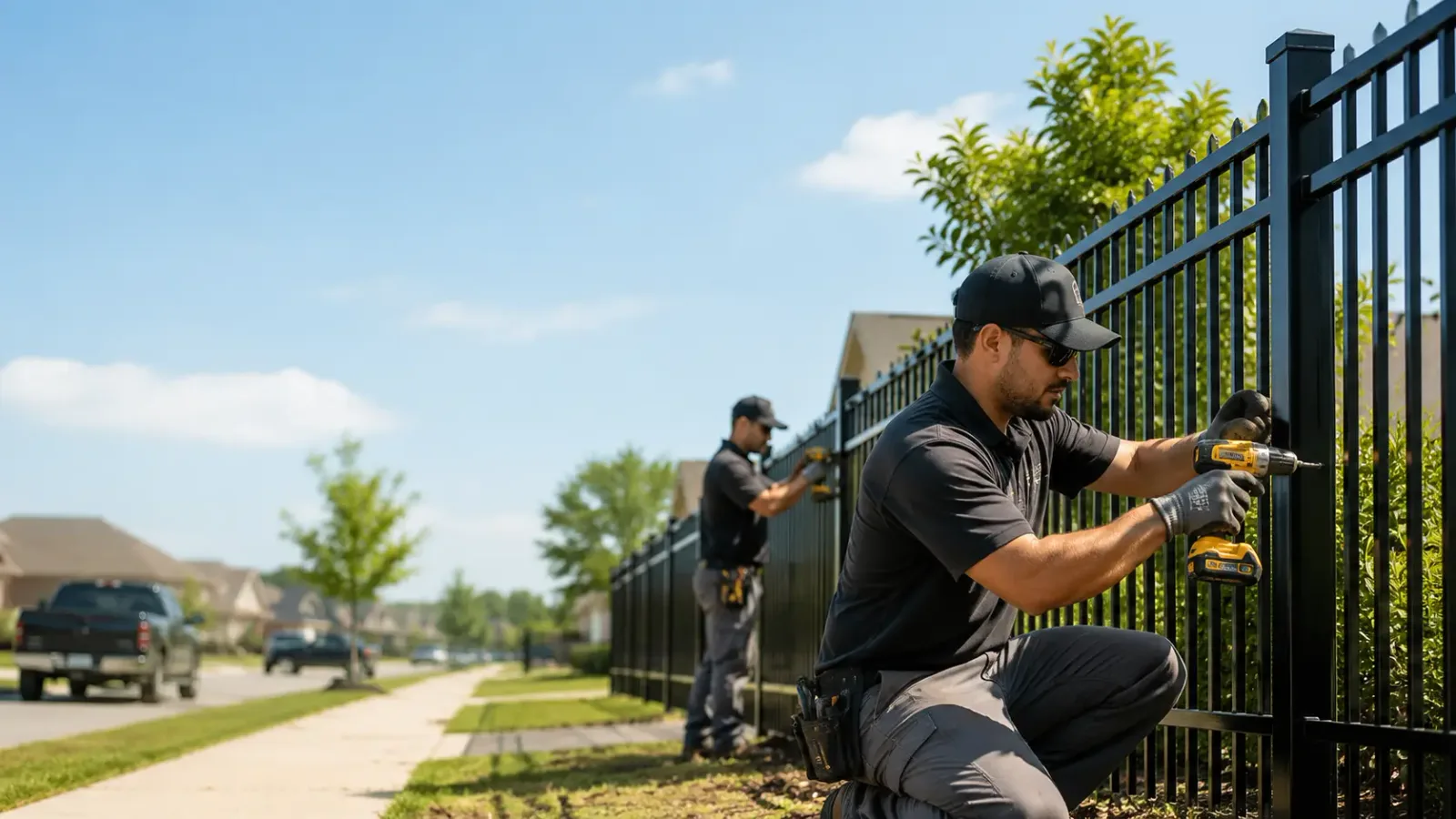 Metal Fence Installation in Meadow, TX